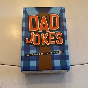 🍁💐Dad Jokes Card Game - Blue and Brown